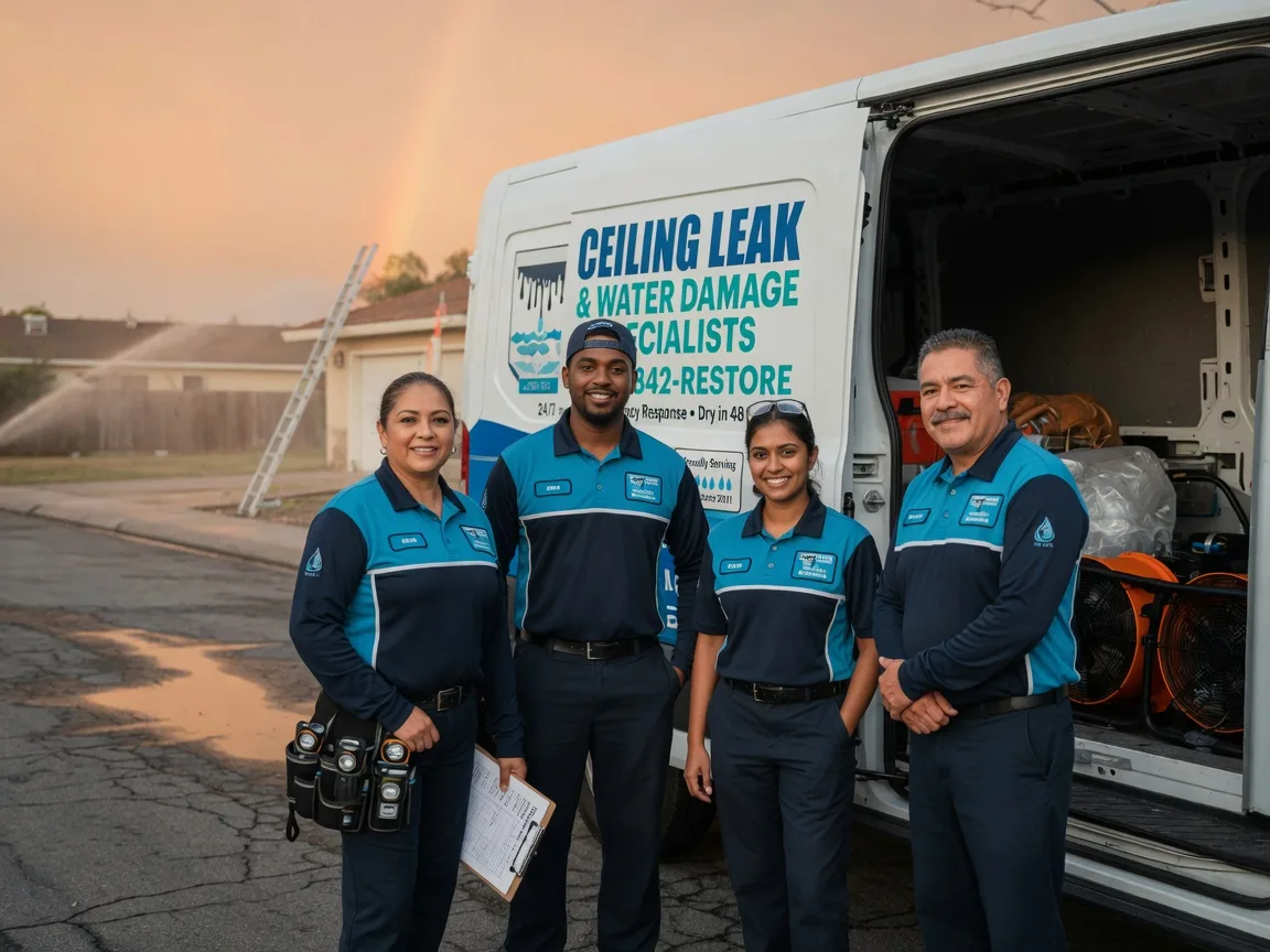 Ceiling Leak Cleanup company in Connerville, OK